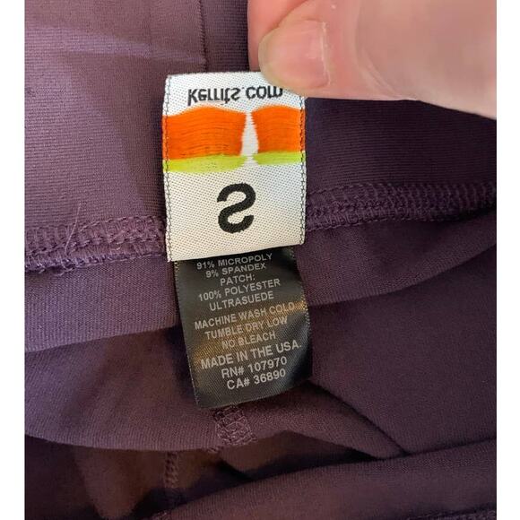 NWT Kerrits Flow Rise Knee Patch Performance Tight in Eggplant Purple Size Small - Picture 7 of 7